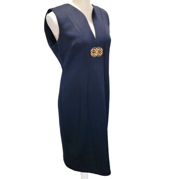 New Calvin Klein Women's Embellished Sheath Dress SZ 8 - Picture 1 of 7